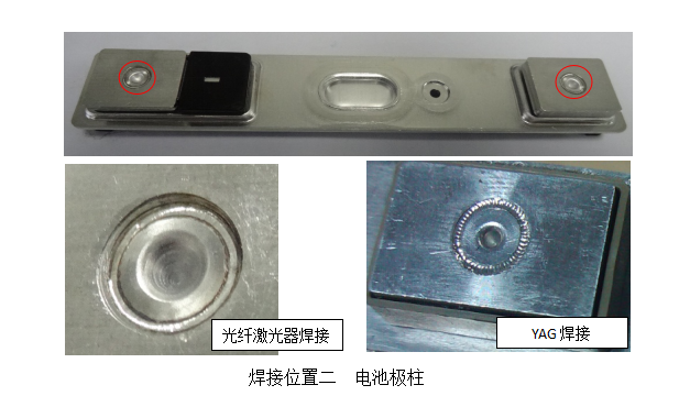 電池樣品焊接